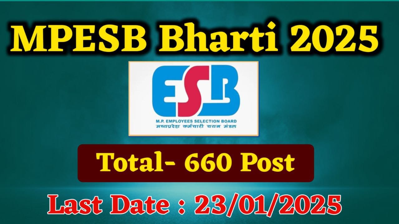MPESB Parvekshak Recruitment 2025: Online Apply, Eligibility, Exam Details 32 MPESB Parvekshak Recruitment 2025: Online Apply, Eligibility, Exam Details